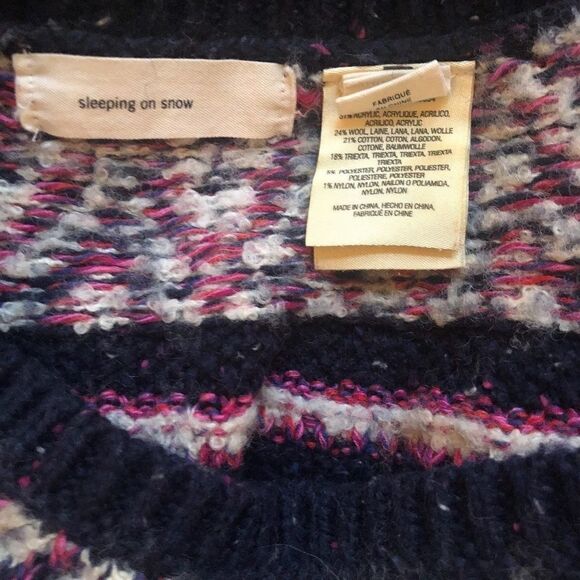 ANTHROPOLOGIE SLEEPING ON SNOW Poncho Swea… - Picture 9 of 9